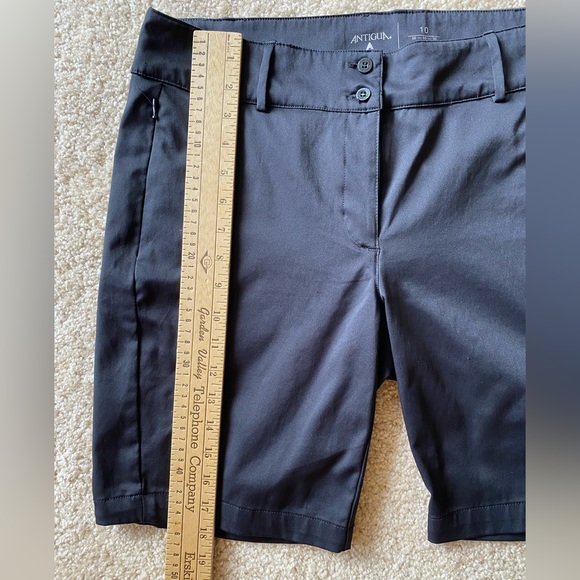 Antigua Black Golf Shorts 10 - Picture 5 of 10